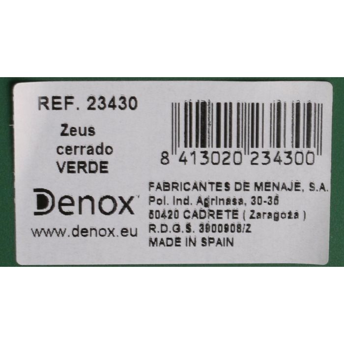 Denox Cubo Basura Reciclaje Cerrado 65L Verde (2 Unidades) 1