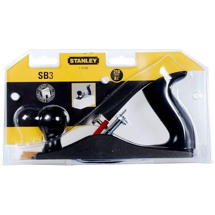 Stanley SB3 Cepilladora de Metal Ajustable - Rueda de Ajuste de Profundidad - Bloque de Hierro Fundido - Para Cepillado Ligero 1 Stanley SB3 Cepilladora de Metal Ajustable - Rueda de Ajuste de Profundidad - Bloque de Hierro Fundido - Para Cepillado Ligero 1