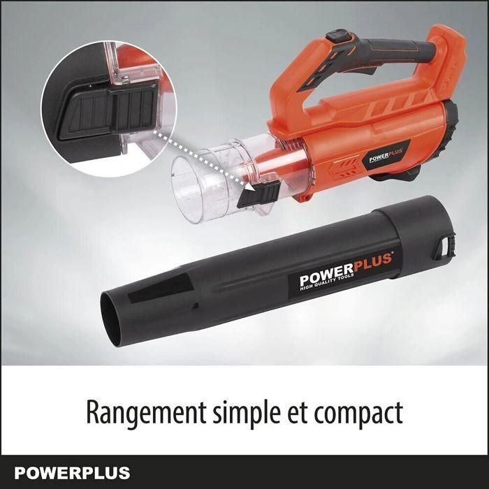 Dual Power POWDPG7526 Soplador de Hojas Inalámbrico 40V - 200 km/h - Sin Batería ni Cargador 1