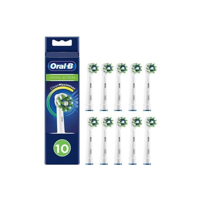 Cabezal de Recambio Braun para cepillo Braun Oral-B Cross Action/ Pack 10 uds 0 Cabezal de Recambio Braun para cepillo Braun Oral-B Cross Action/ Pack 10 uds 0