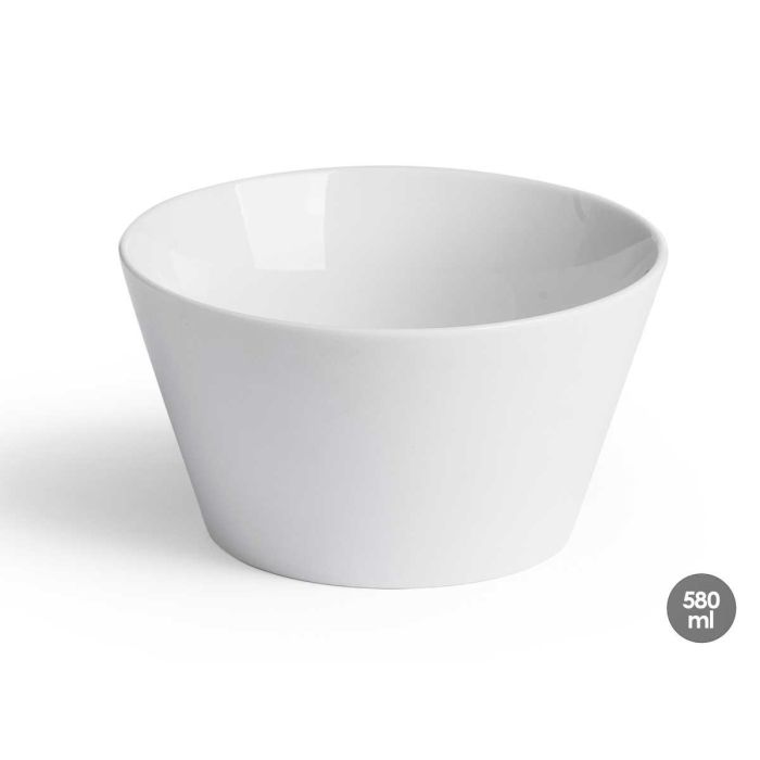 Bol de Porcelana Blanca Vessia 580ml - 14x7.5x14 cm, Apto Lavavajillas y Microondas (36 Unidades) Bol de Porcelana Blanca Vessia 580ml - 14x7.5x14 cm, Apto Lavavajillas y Microondas (36 Unidades)