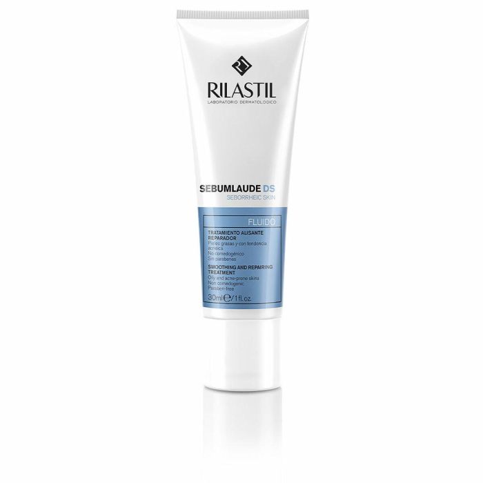 Rilastil SEBUMLAUDE DS Fluido Facial Hidratante para Pieles Grasas y Dermatitis Seborreica. Calma, Equilibra y Reduce el Picor - 30 ml