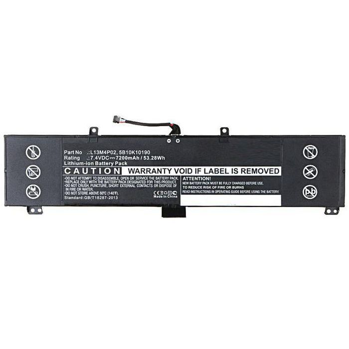 CoreParts Laptop Battery for Lenovo 47.36Wh Li-ion 7.4V 6400mAh Black, Erazer Y50, Y50-70, Y50-70AM-IFI, Y50-70AM-ISE, Y50-70AS-ISE, Y50-70AT-IF CoreParts Laptop Battery for Lenovo 47.36Wh Li-ion 7.4V 6400mAh Black, Erazer Y50, Y50-70, Y50-70AM-IFI, Y50-70AM-ISE, Y50-70AS-ISE, Y50-70AT-IF