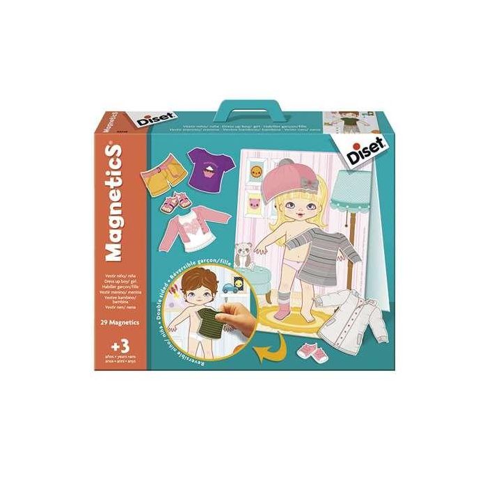 Juego magnetico vestir niño o niña pizarra reversible - modelos surtidos Juego magnetico vestir niño o niña pizarra reversible - modelos surtidos