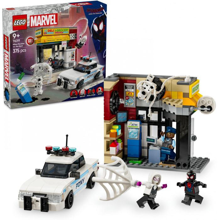 LEGO 76311 Marvel Spider-Verse: Miles Morales vs. The Smudge - Juego de Construcción para Niños 9+ años 2