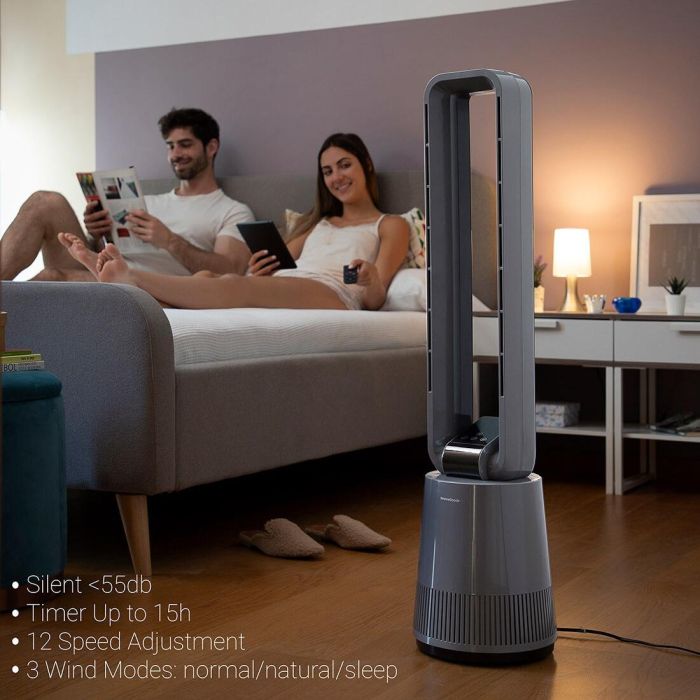 Ventilador sin Aspas con Filtro Purificador y Mando a Distancia Bloho InnovaGoods 10