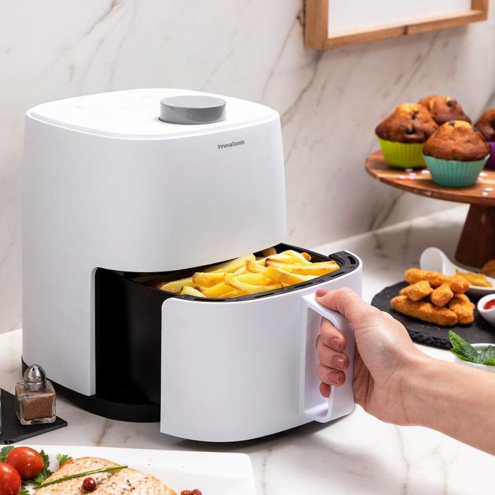 Freidora de Aire InnovaGoods Fryinn Lite 2000 Blanco 1200 W 2 L 12 Freidora de Aire InnovaGoods Fryinn Lite 2000 Blanco 1200 W 2 L 12