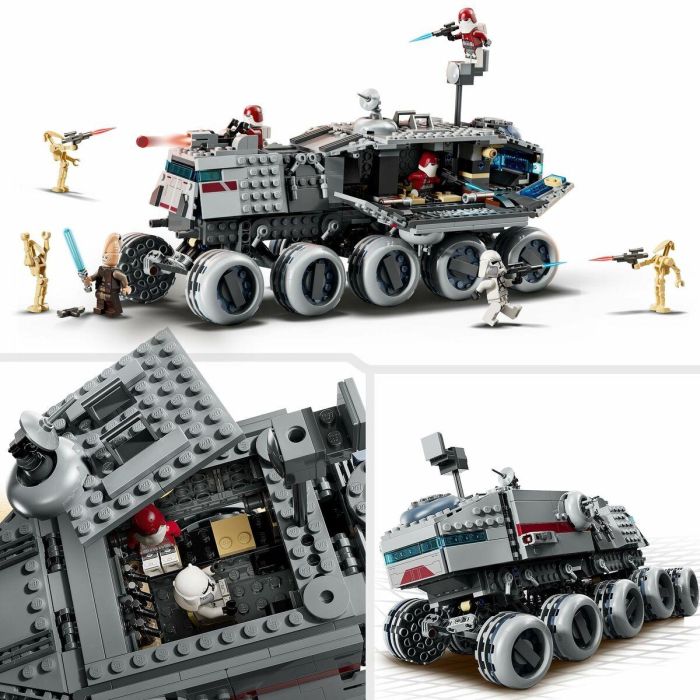 LEGO 75413 Star Wars The Clone Wars Republic Juggernaut - Juguete de construcción para niños de 9+ años 12