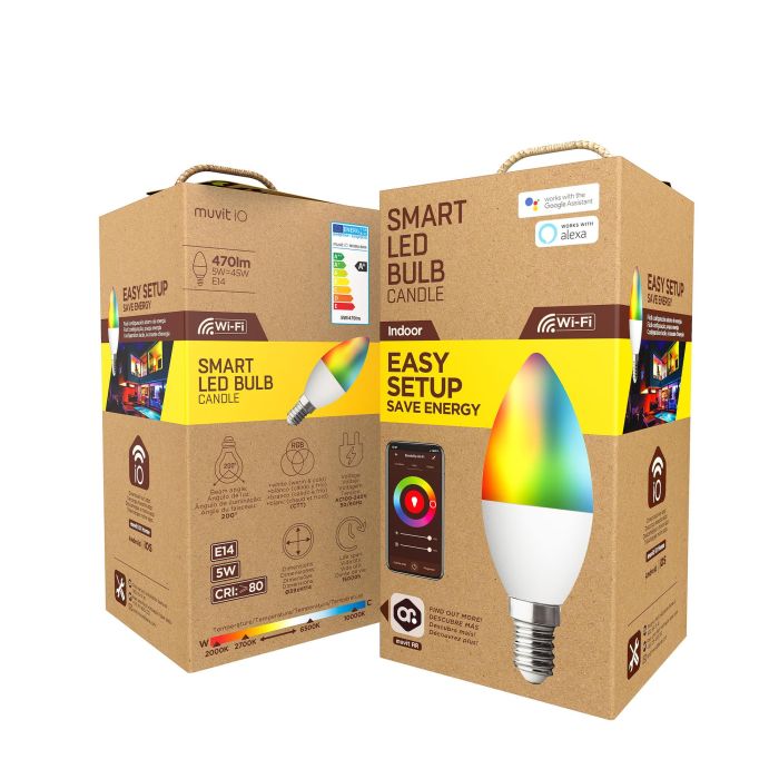Bombilla Muvit Io Globo E14 5 W 1 Bombilla Muvit Io Globo E14 5 W 1