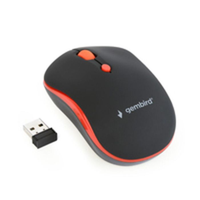Ratón Inalámbrico GEMBIRD MUSW-4B-03-R Negro/Rojo (1 unidad) 0 Ratón Inalámbrico GEMBIRD MUSW-4B-03-R Negro/Rojo (1 unidad) 0