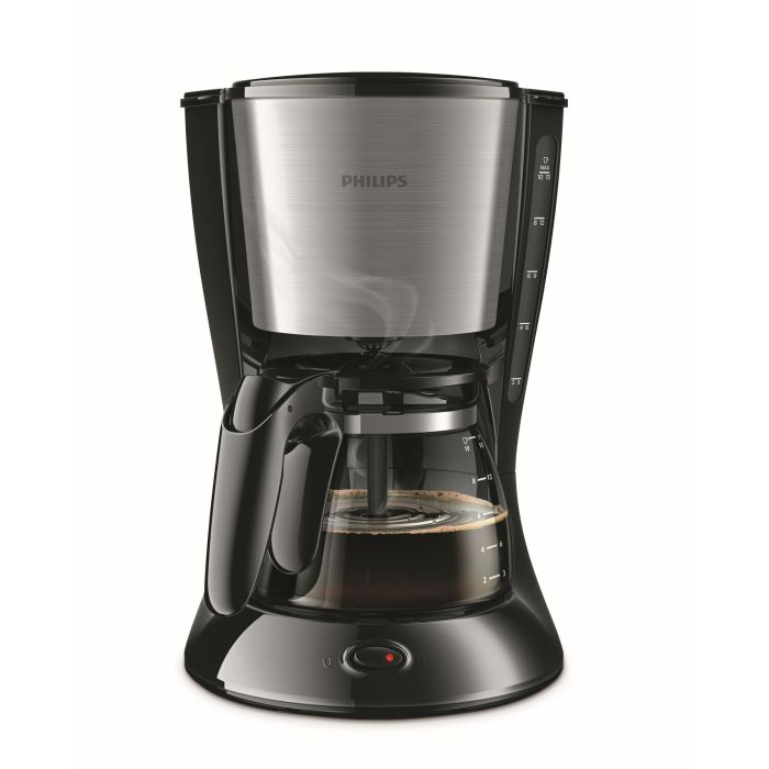 Philips Cafetera de filtro Daily HD7462/20 Negro y acero inoxidable
