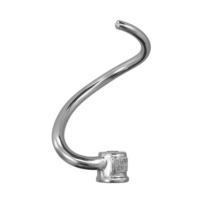 Kitchenaid 5K7SDH Batidor de Gancho para Amasar Preparaciones con Levadura, Pan, Pizza, Acero Inoxidable, Apto Lavavajillas