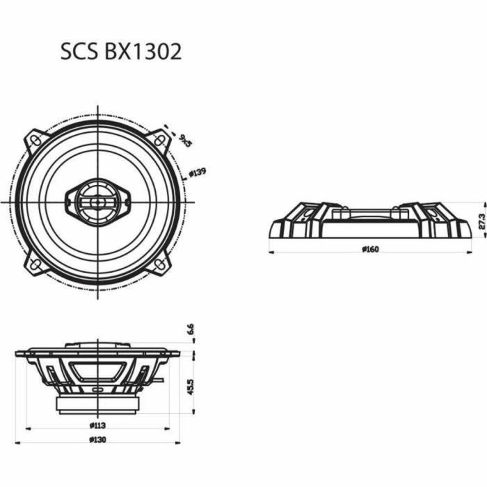 Altavoces para Coche Sencor SCS BX1302 1 Altavoces para Coche Sencor SCS BX1302 1