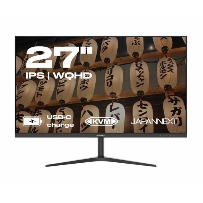 Monitor para PC - JAPANNEXT - 27" WQHD - IPS - 60 Hz - USB-C 65 W