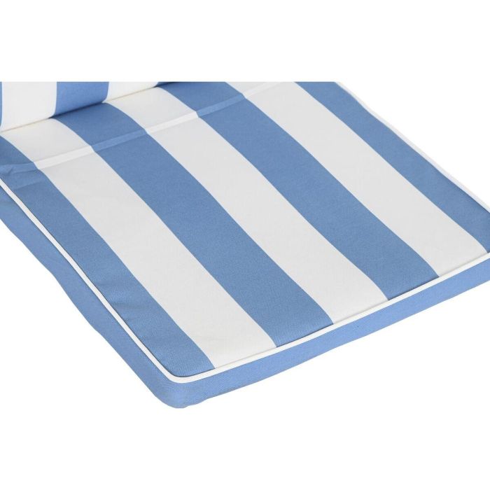 Cojín para sillas DKD Home Decor Blanco Azul cielo 42 x 4 x 115 cm 1 Cojín para sillas DKD Home Decor Blanco Azul cielo 42 x 4 x 115 cm 1