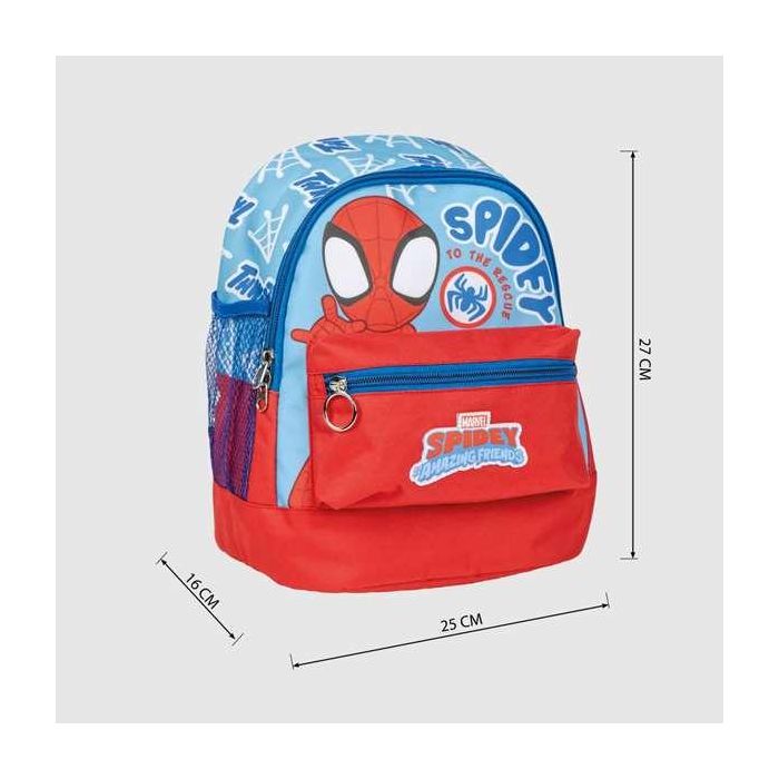 Mochila de Senderismo Spidey Infantil 25 x 27 x 16 cm Rojo 23 x 27 x 15 cm 6