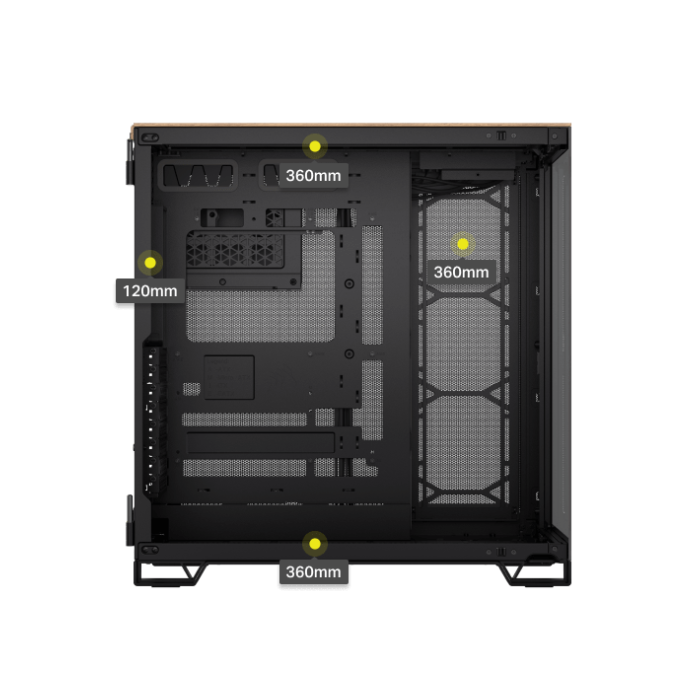 Corsair CC-9011282-WW Carcasa PC Midi Tower Gaming con Ventana Lateral, Vidrio Templado e Iluminación Multicolor Negro y Nuez 2 Corsair CC-9011282-WW Carcasa PC Midi Tower Gaming con Ventana Lateral, Vidrio Templado e Iluminación Multicolor Negro y Nuez 2