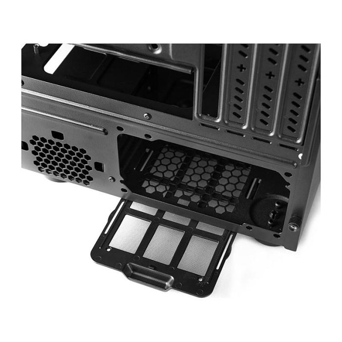 Chieftec CI-02B-OP Caja de PC Cubo Negro para micro ATX y Mini-ITX con Fuente de Alimentación 2