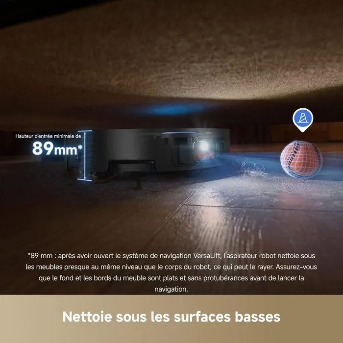 Dreame Robot Aspirador X50 Master 010204AA000603 Negro con Fregado 5