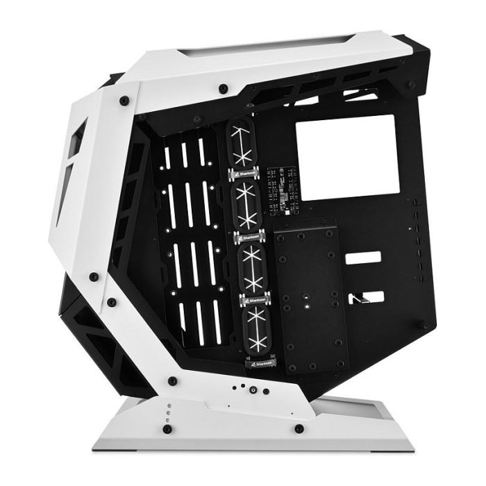 Sharkoon ELITE SHARK CA700 Torre PC Negro Blanco con Panel de Vidrio Templado 7