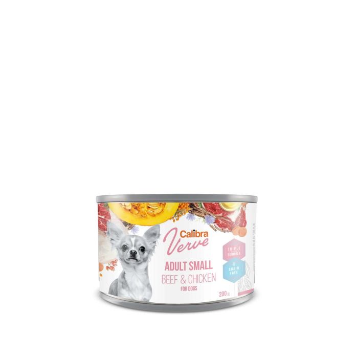 Calibra Dog Gf Verve Adult Small Ternera Pollo Caja 6x200 gr