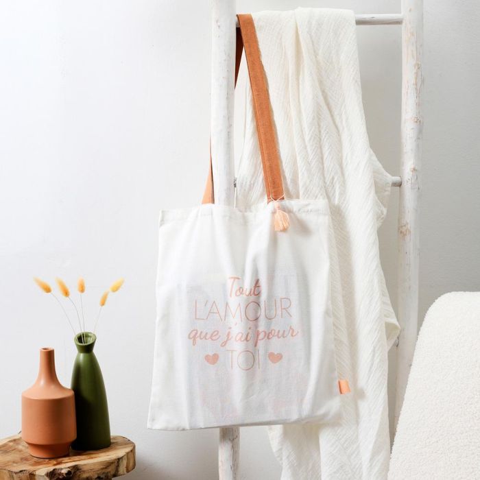 Bolsa Tote Bag "Pour Elle" Home Deco Factory 4