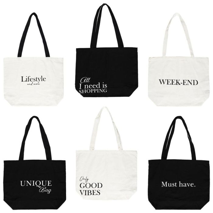 Bolsa Tote Bag 50X40 The Concept Factory cm TEXTOS  2