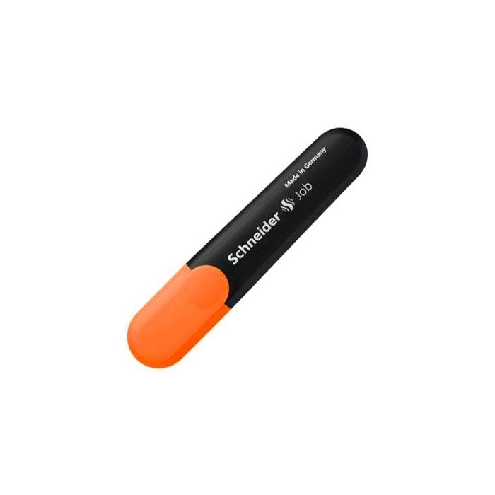 Schneider Marcador job recargable fluorescente naranja -10u-