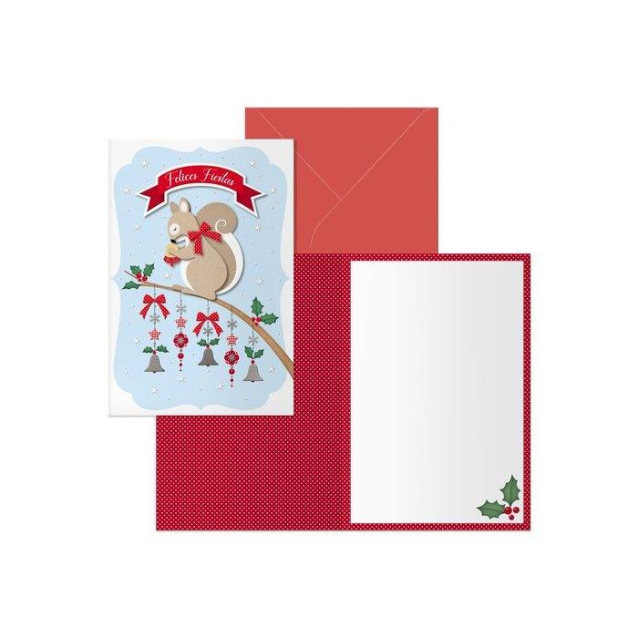 Christmas Dohe 115X170 Ardilla (Set de 6)