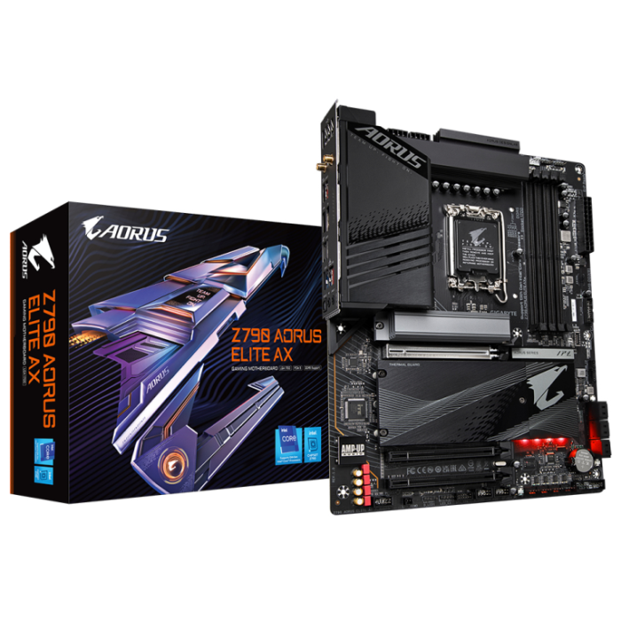 GIGABYTE Z790 AORUS ELITE AX placa base Intel Z790 LGA 1700 ATX GIGABYTE Z790 AORUS ELITE AX placa base Intel Z790 LGA 1700 ATX