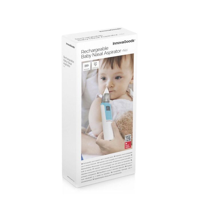 Aspirador Nasal Recargable para Bebés Nizi InnovaGoods 1 Aspirador Nasal Recargable para Bebés Nizi InnovaGoods 1