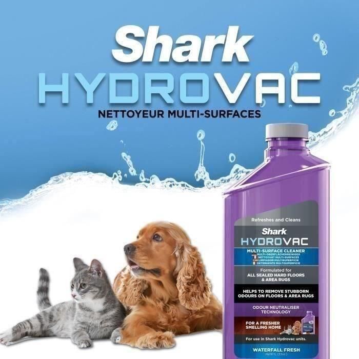 Recambio Limpiador - Shark HydroVac - Multisuperficie y Antiolor - 1 L - Compatible con Shark HydroVac WD210 WD110 1