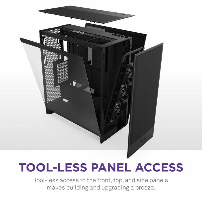 Caja Semitorre ATX NZXT H7 Flow Midi Negro 5 Caja Semitorre ATX NZXT H7 Flow Midi Negro 5