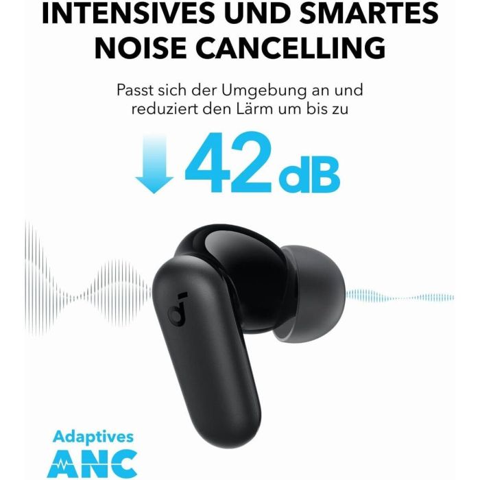 SOUNDCORE P30i Auriculares Inalámbricos para Llamadas/Música, Dentro del Oído, Bluetooth, USB Tipo C, Negro 1 SOUNDCORE P30i Auriculares Inalámbricos para Llamadas/Música, Dentro del Oído, Bluetooth, USB Tipo C, Negro 1