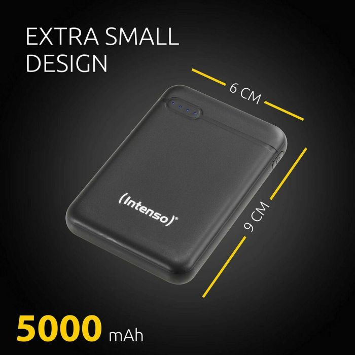 Intenso XS5000 Powerbank 5000mAh USB Tipo-C, Diseño Ergonómico, Negro 3