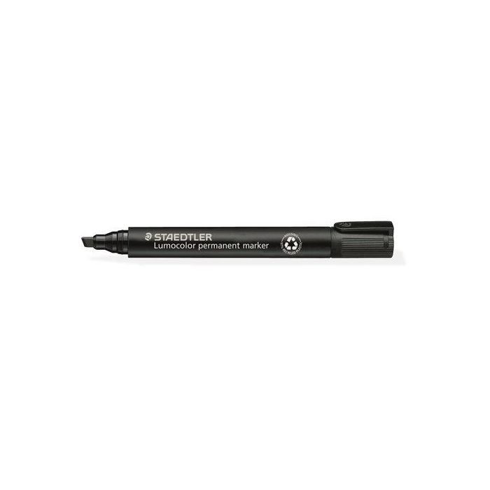 Staedtler Rotulador Permanente Lumocolor 350 Punta Biselada Negro Staedtler Rotulador Permanente Lumocolor 350 Punta Biselada Negro