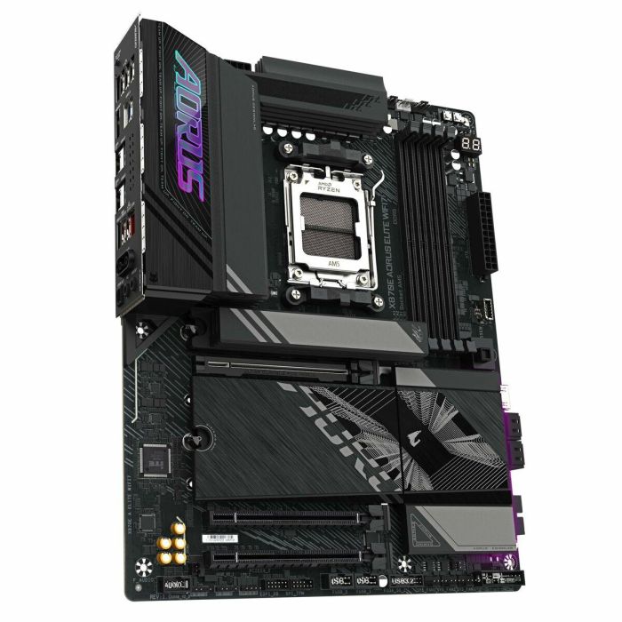 Gigabyte Placa Base X870E AORUS ELITE WIFI7 ATX AM5 para CPUs AMD Ryzen 7000, 8000, 9000, Wi-Fi 7, DDR5, PCIe 5.0, 2.5GbE LAN 14 Gigabyte Placa Base X870E AORUS ELITE WIFI7 ATX AM5 para CPUs AMD Ryzen 7000, 8000, 9000, Wi-Fi 7, DDR5, PCIe 5.0, 2.5GbE LAN 14