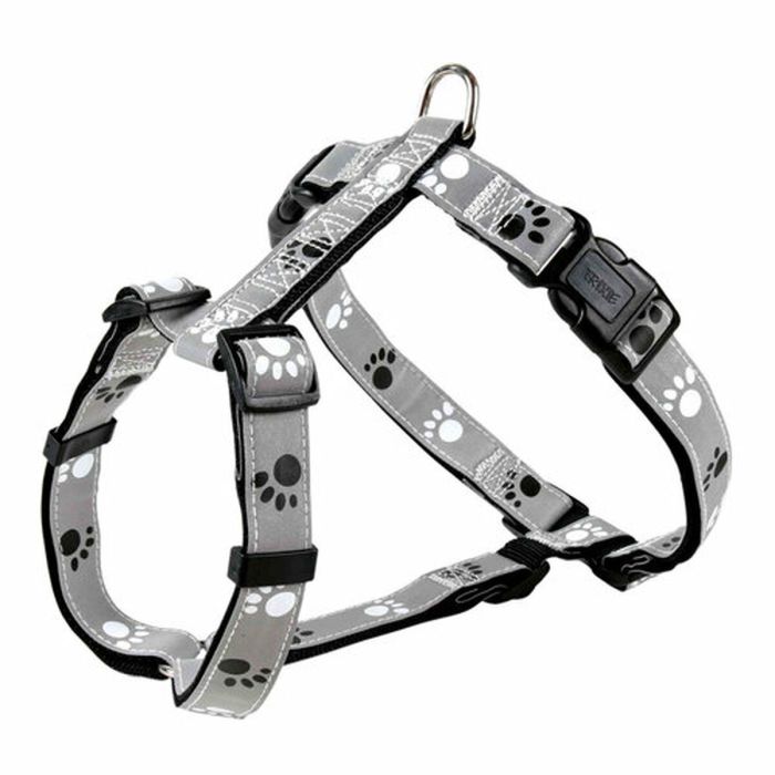 Arnés para Perro Trixie Silver Reflect Negro Gris M/L 1