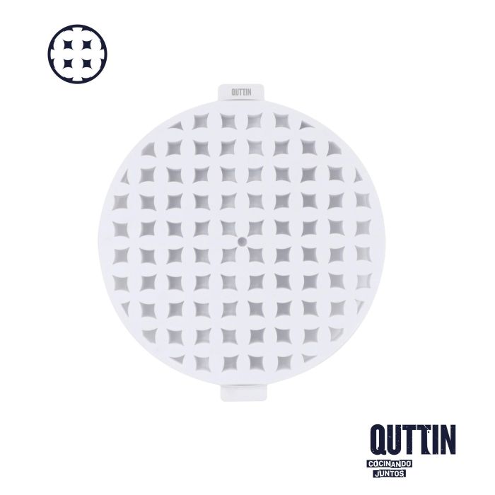 Quttin Cortador de Masa para Pastel Celosía Redondo 30.2 cm x 34 cm x 2 cm (6 Unidades)