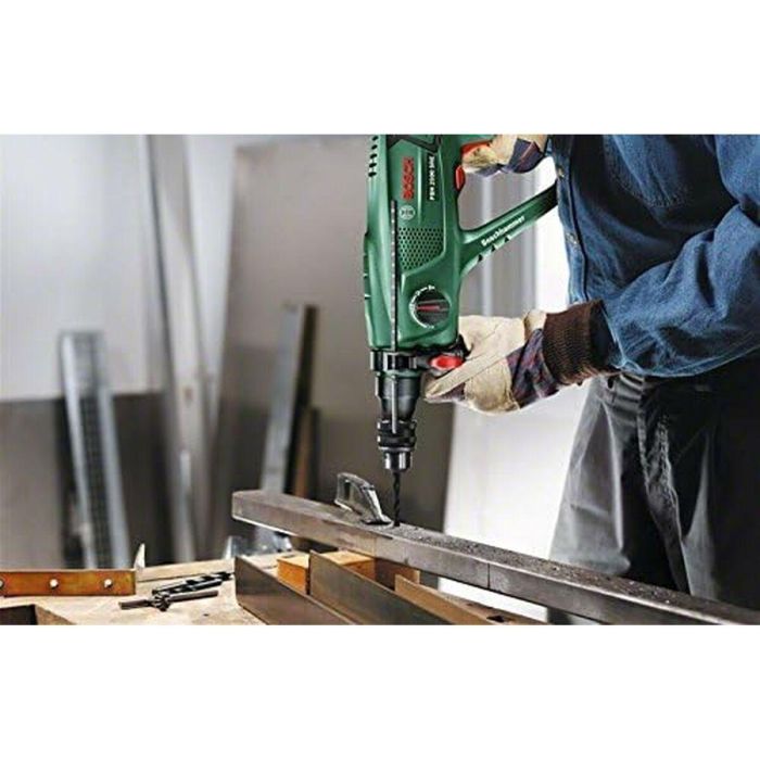Bosch PBH 2500 SRE Martillo Perforador Eléctrico SDS+ 22mm Hormigón / 30mm Madera / 13mm Acero + 6 Brocas SDS 1 Bosch PBH 2500 SRE Martillo Perforador Eléctrico SDS+ 22mm Hormigón / 30mm Madera / 13mm Acero + 6 Brocas SDS 1