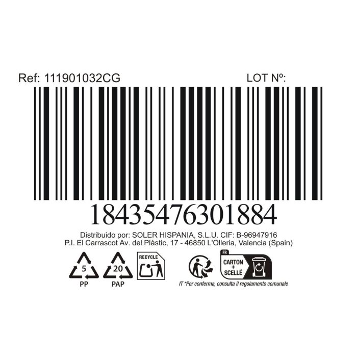 La Mediterranea Set 3 Tazas Café 90 cc Lines "Naira" Ø 5.7 x 7.1 cm (24 Cajas) 3