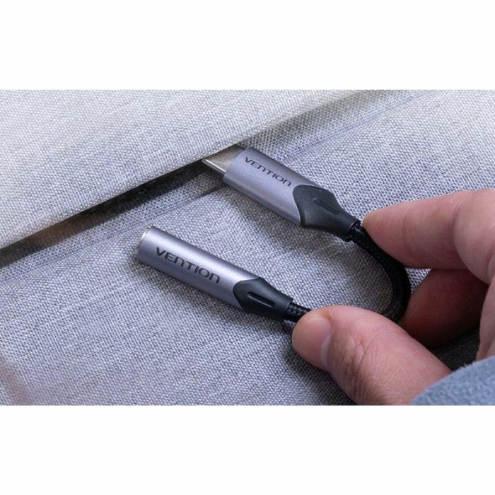 Adaptador USB-C a Jack 3.5 mm Vention BGJHA 10 cm 1 Adaptador USB-C a Jack 3.5 mm Vention BGJHA 10 cm 1