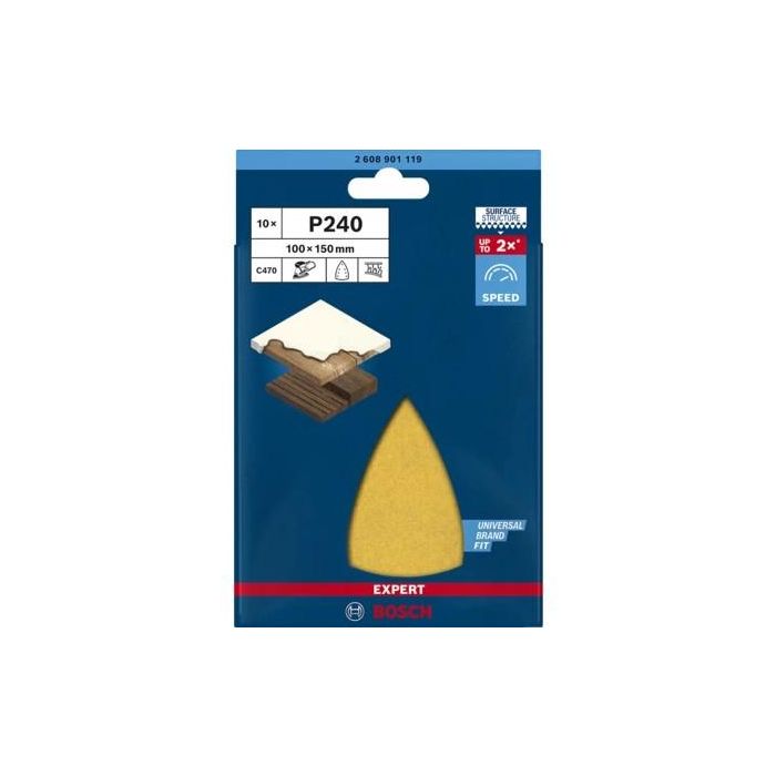 Bosch Schleifblatt C470.100x150 mm.K240.10x 5 Bosch Schleifblatt C470.100x150 mm.K240.10x 5