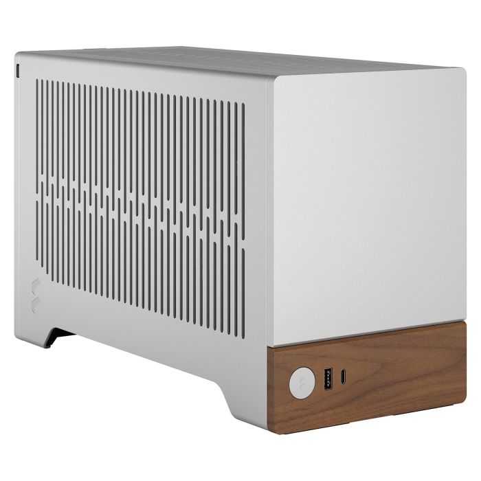 Fractal Design Terra Plata Caja PC SFF Mini-ITX Aluminio 7.7 cm 13