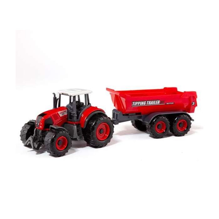 Tractor granja con remolque. escala 1:50 - modelos surtidos 4 Tractor granja con remolque. escala 1:50 - modelos surtidos 4