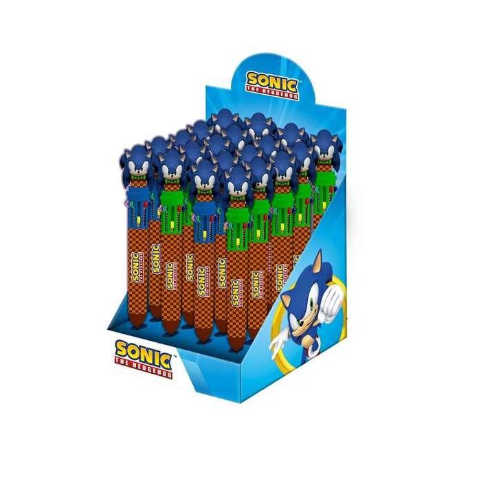 Karactermania Expositor M con 24 Bolígrafos Sonic, Modelos Surtidos - 21.5 x 13.7 x 18 cm 1
