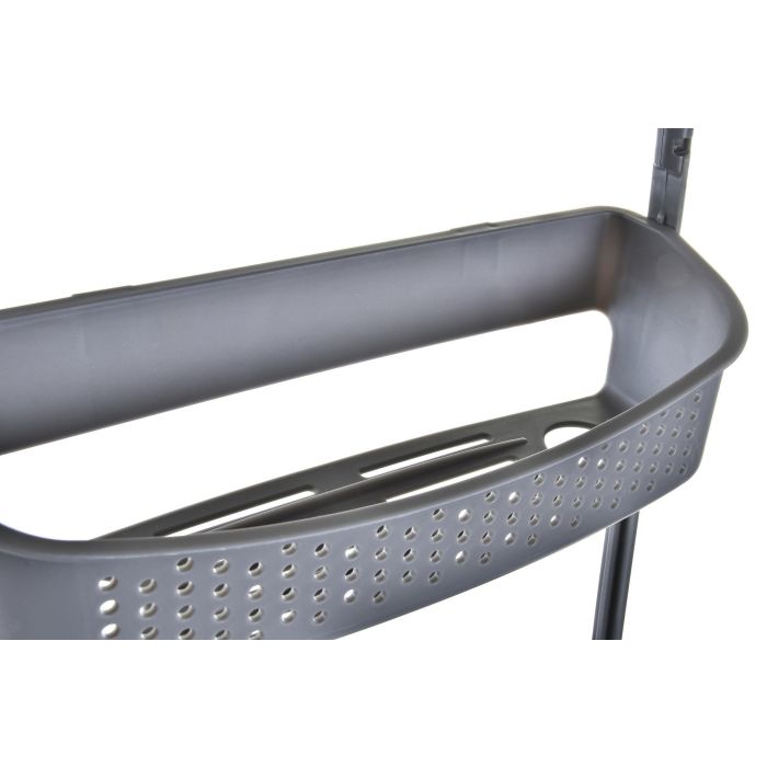 DKD Home Decor Organizador Moderno de Baño y Ducha Gris de Polipropileno - Alto 73 cm, Ancho 32 cm, Largo 11 cm (2 Unidades) 1 DKD Home Decor Organizador Moderno de Baño y Ducha Gris de Polipropileno - Alto 73 cm, Ancho 32 cm, Largo 11 cm (2 Unidades) 1