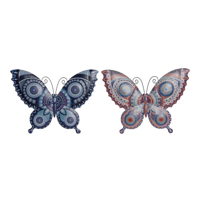 Decoracion Pared Mediterraneo DKD Home Decor Azul Naranja 1 x 23 x 30 cm (6 Unidades) Decoracion Pared Mediterraneo DKD Home Decor Azul Naranja 1 x 23 x 30 cm (6 Unidades)