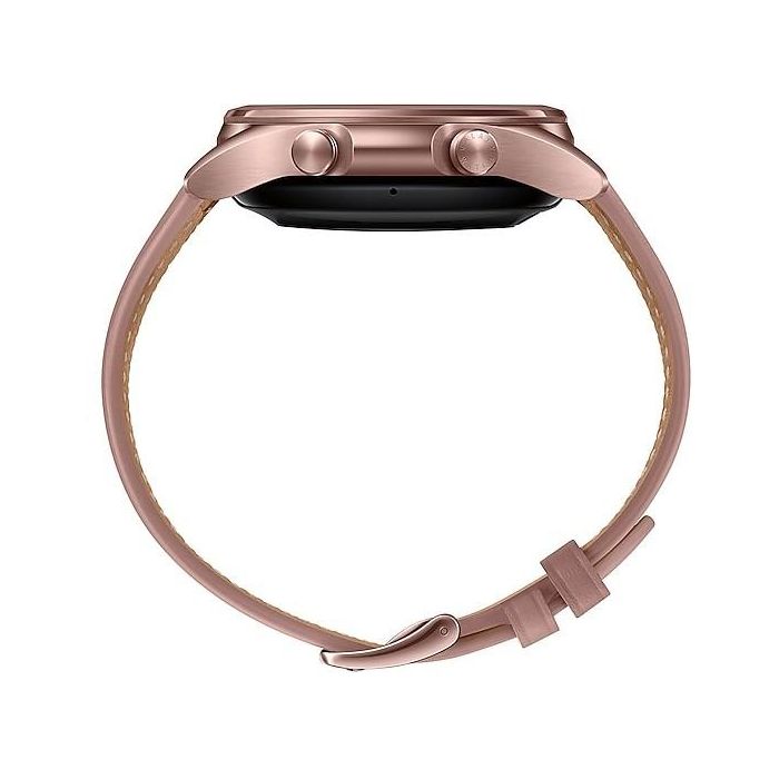 Samsung SM-R855F Galaxy Watch3 Smartwatch 41mm 4G Mystic Bronze, acero inoxidable con correa de cuero 4