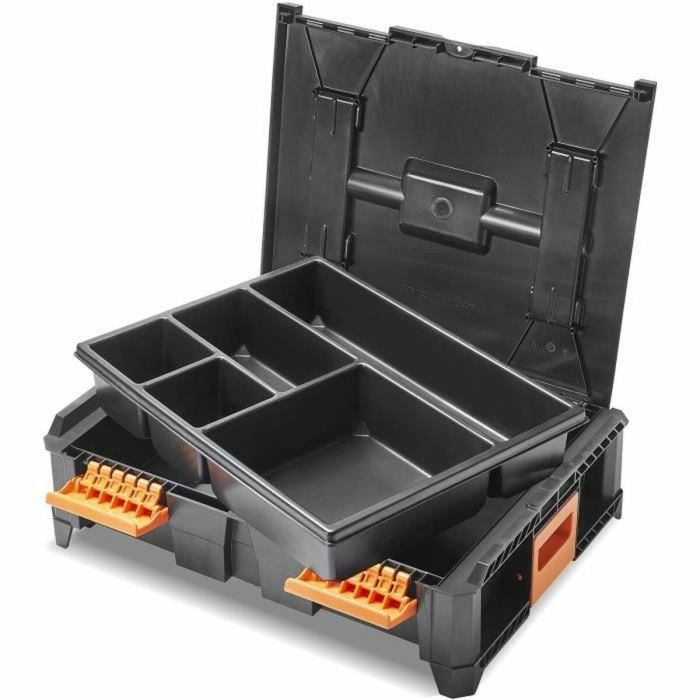 Tood TOO4009292789200 Inserto compartimentado con 5 compartimentos fijos, para caja profesional, encajable, 40x30x7 cm 3 Tood TOO4009292789200 Inserto compartimentado con 5 compartimentos fijos, para caja profesional, encajable, 40x30x7 cm 3